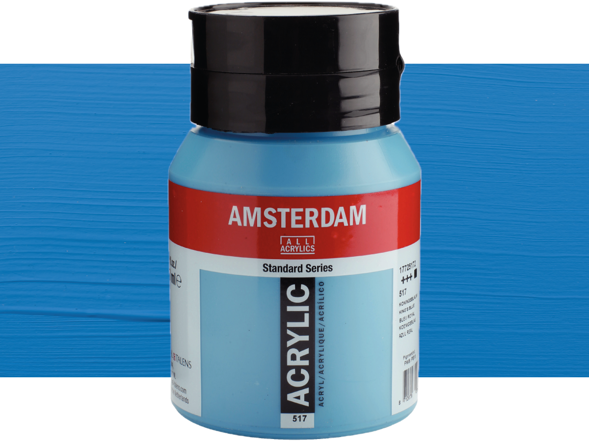 TALENS AMSTERDAM STANDARD ACRYL 500ML 517 KÃNIGSBLAU 1