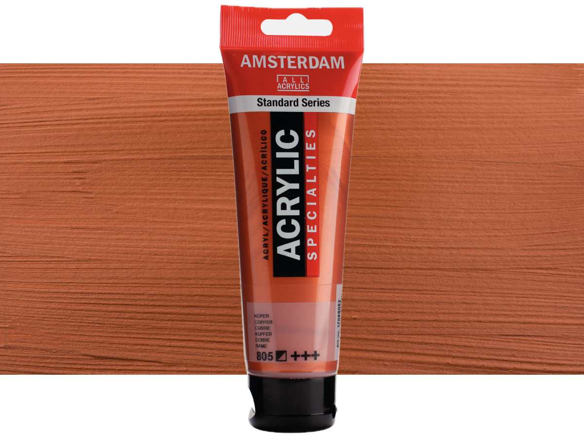 TALENS AMSTERDAM STANDARD ACRYL 120ML 805 KUPFER 1