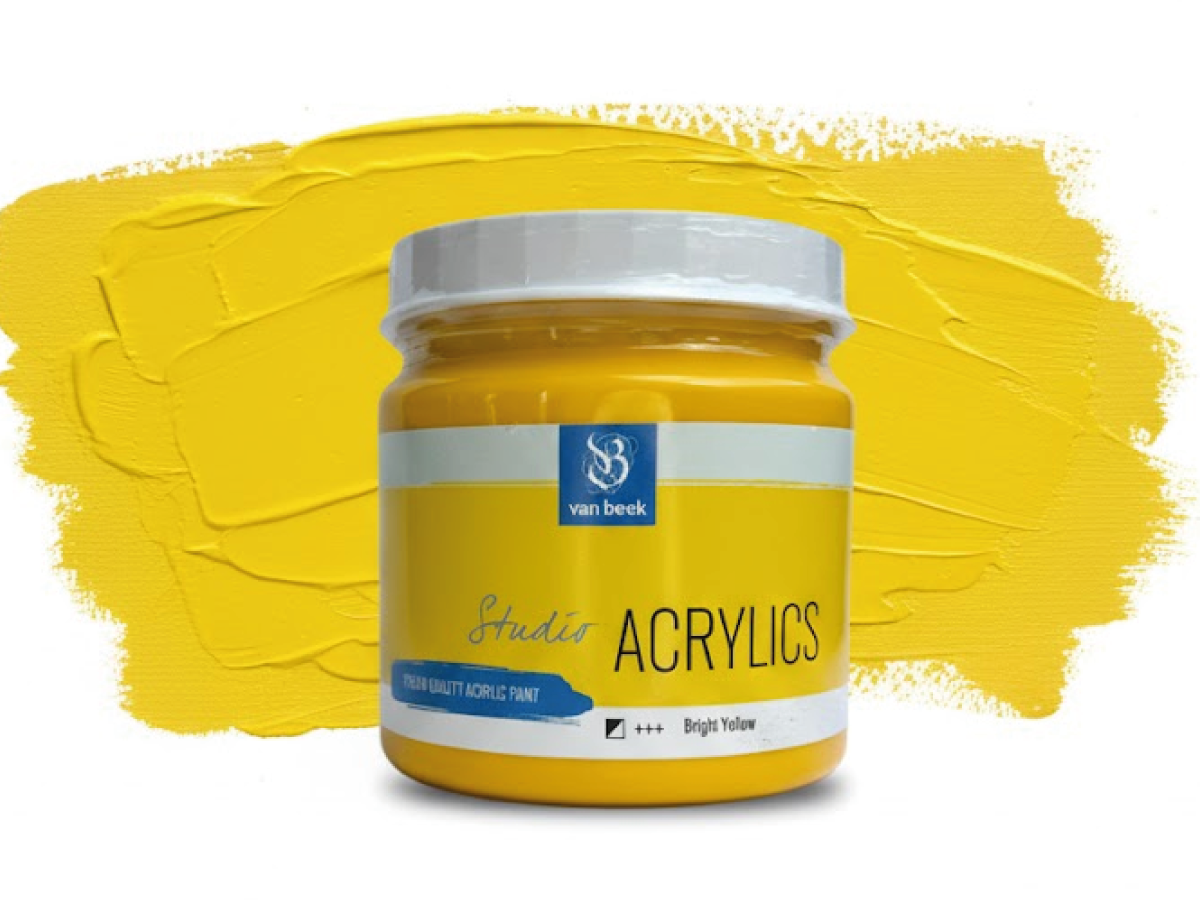 VAN BEEK ACRYL 500ML 002 S1 BRILLIANTGELB 1
