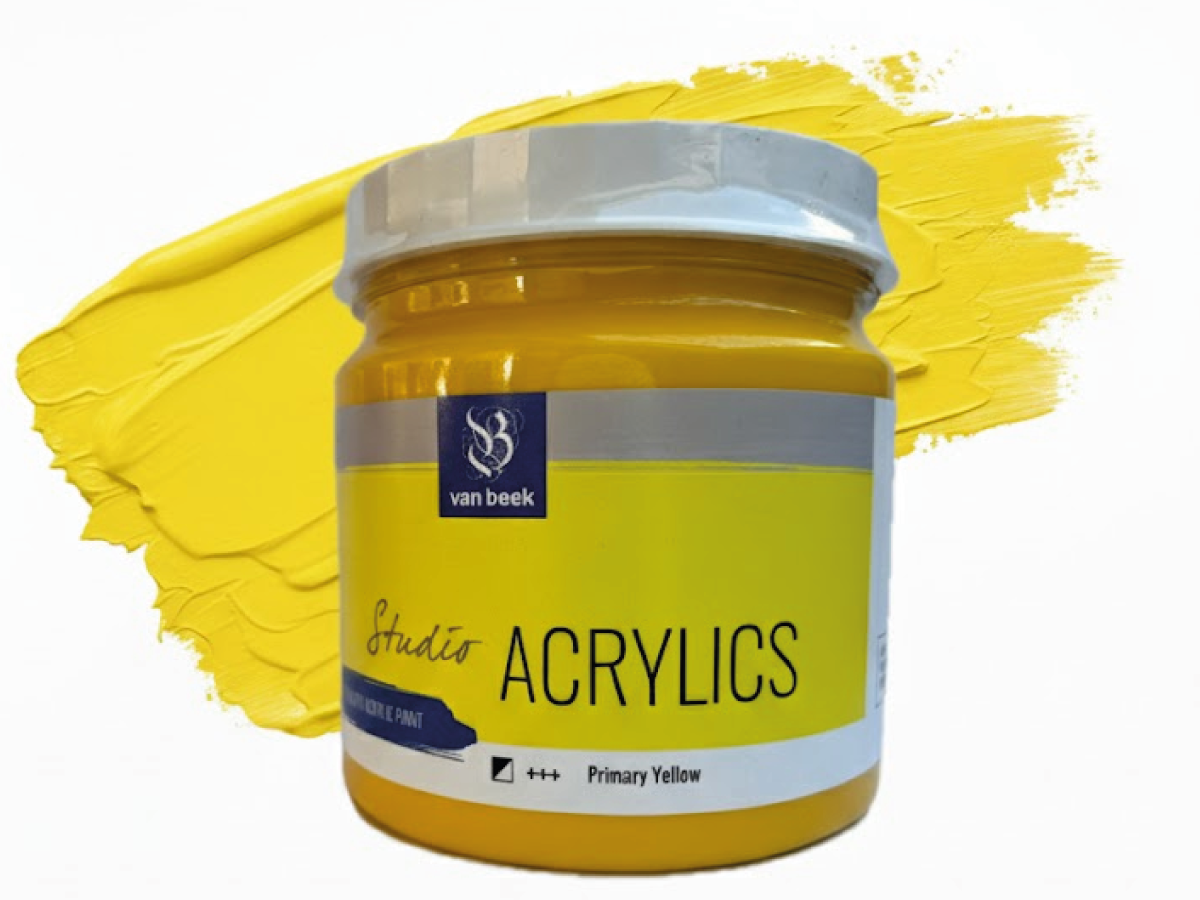 VAN BEEK ACRYL 500ML 004 S1 PRIMÄRGELB 1