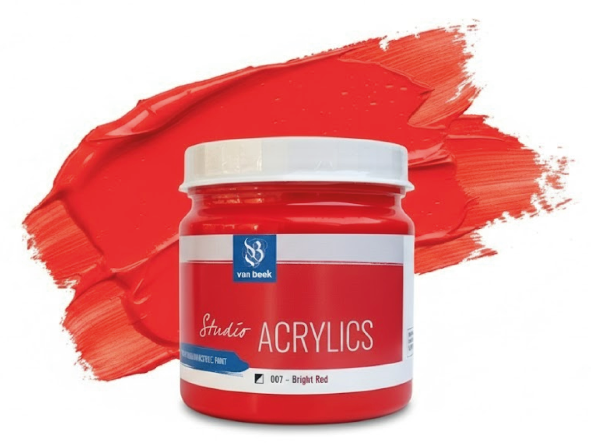 VAN BEEK ACRYL 500ML 007 S1 BRILLIANTROTROT 1