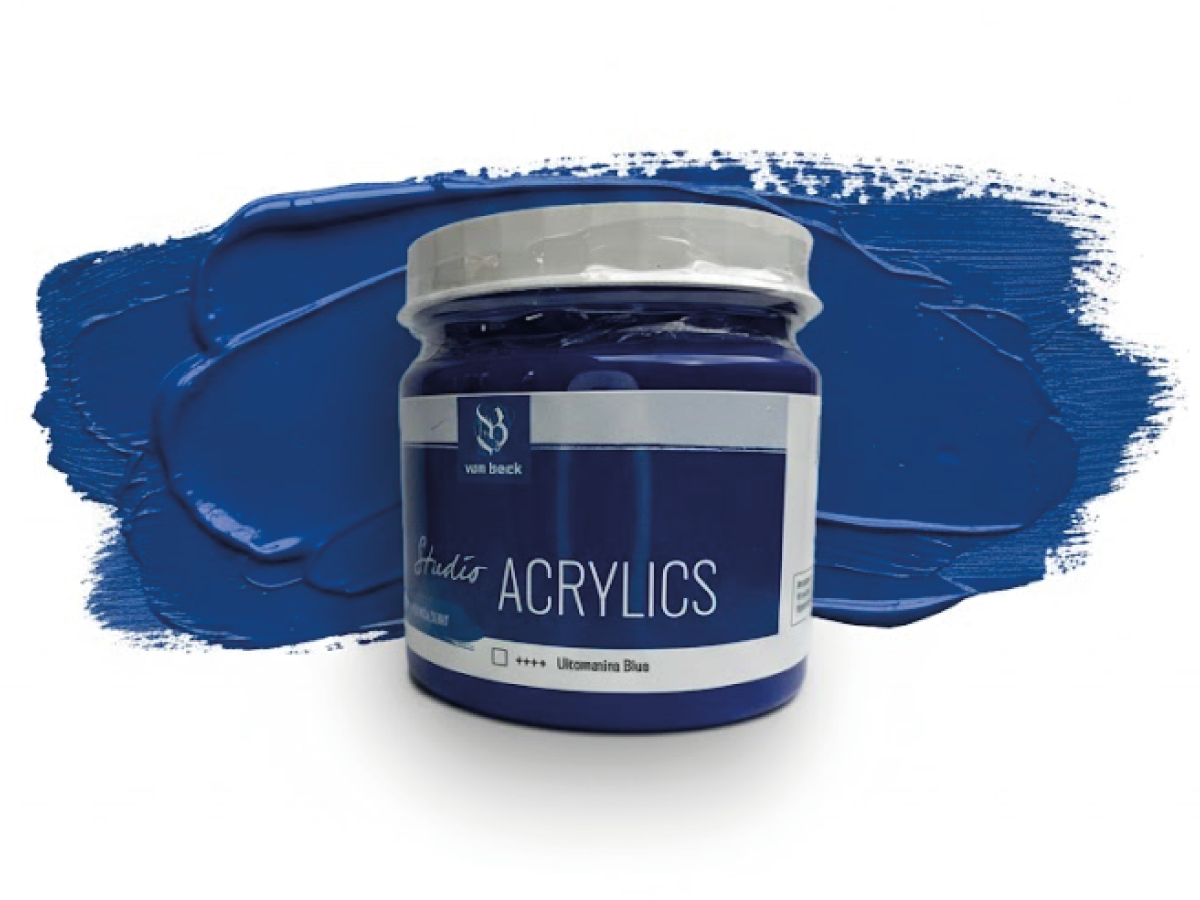 VAN BEEK ACRYL 500ML 014 S1 ULTRAMARINBLAU 1