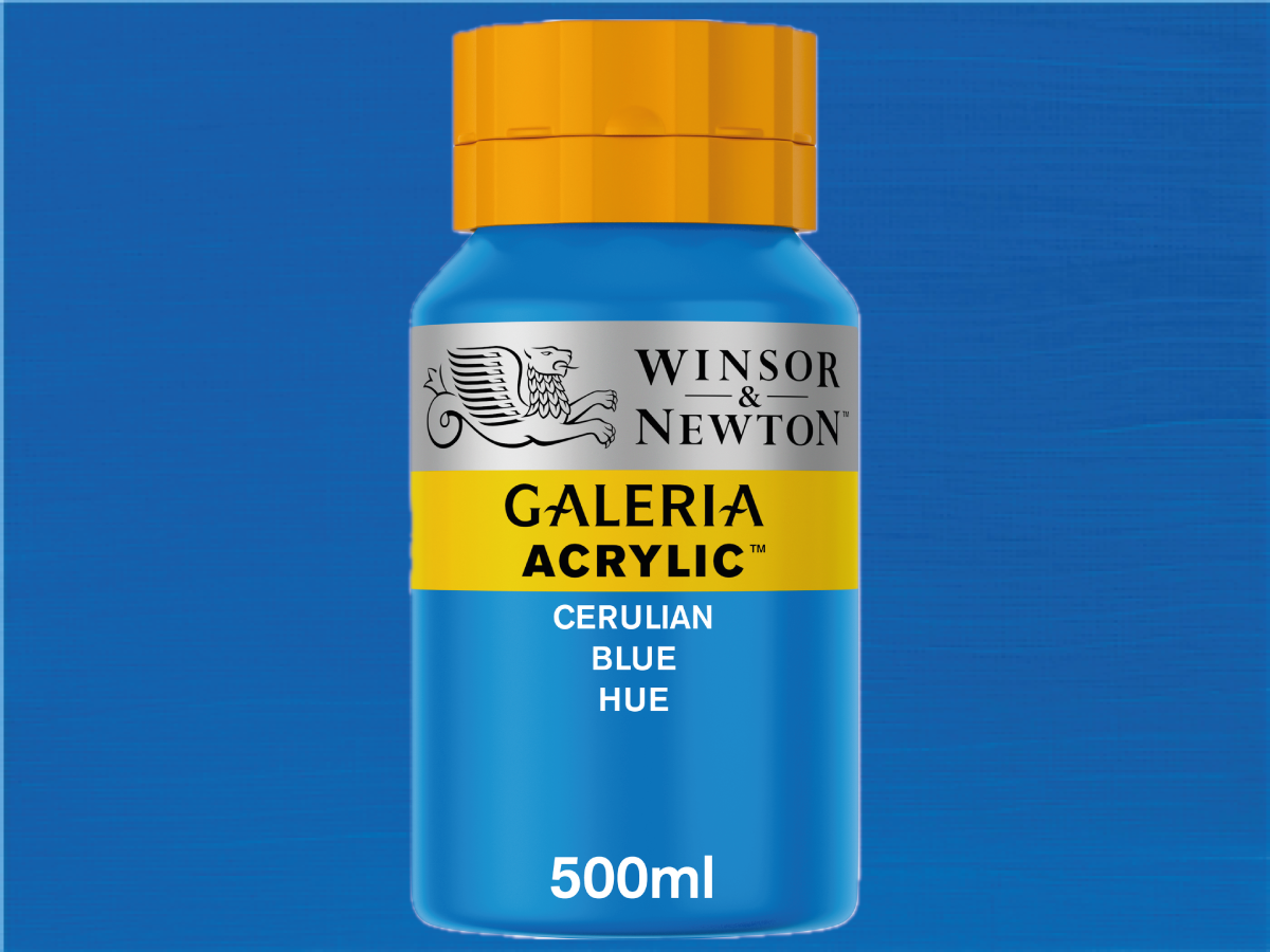 WINSOR & NEWTON GALERIA 500ML 138 COELINBLAU FARBTON 1