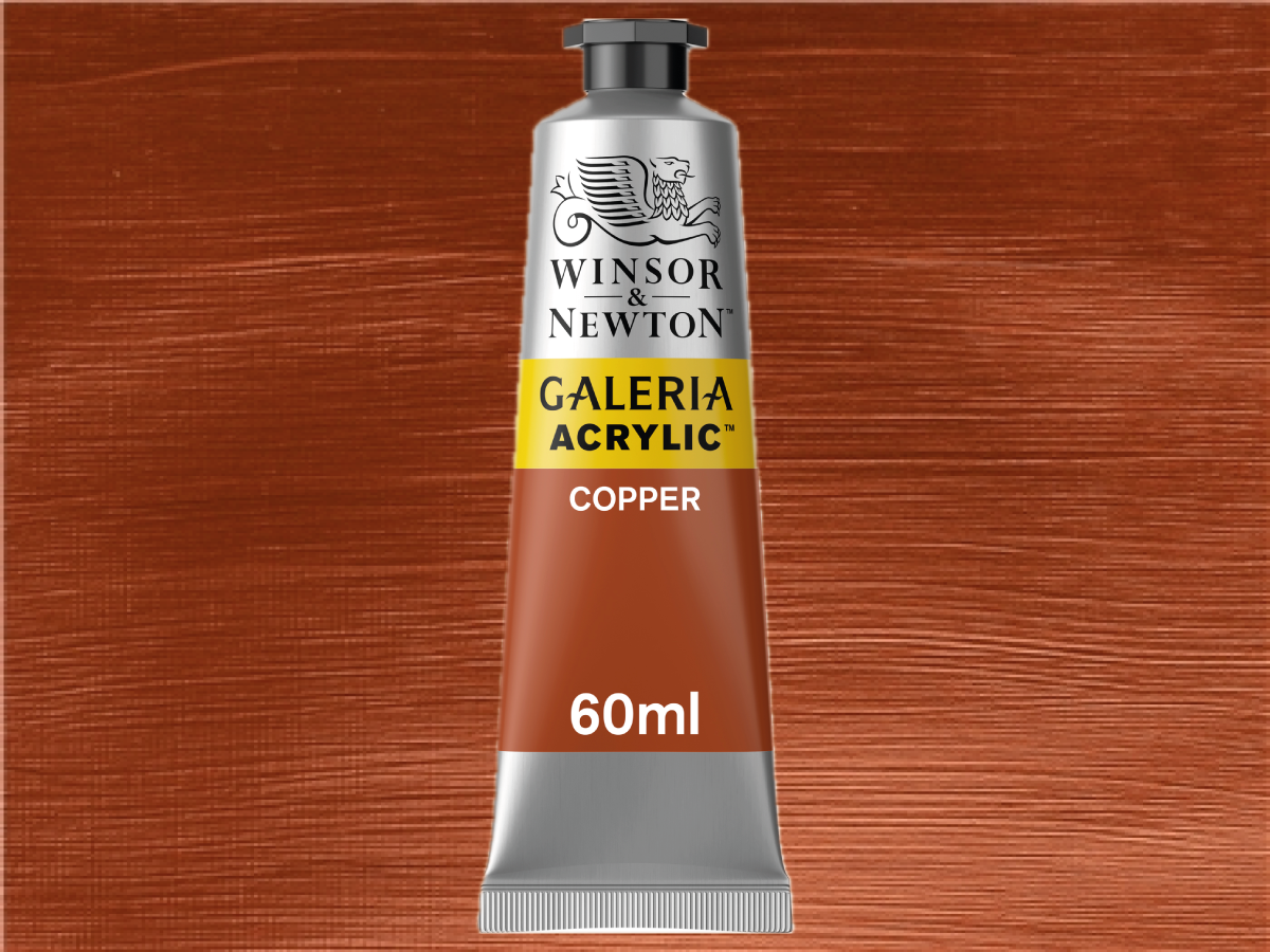 WINSOR & NEWTON GALERIA ACRYLIC 60ML SERIE 1 214 COPPER 1