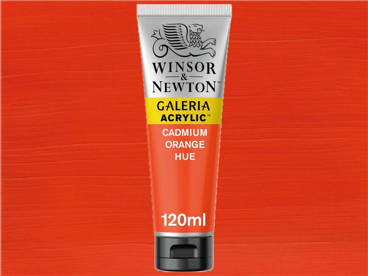 GALERIA 120ML 090  KADMIUMORANGE FARBTON 1