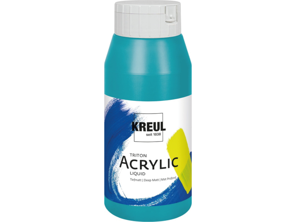 KREUL TRITON ACRYLIC LIQUID 750ML 046 TÜRKISBLAU 1