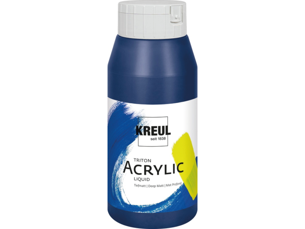 KREUL TRITON ACRYLIC 750ML 080 PHTHALO BLUE 1