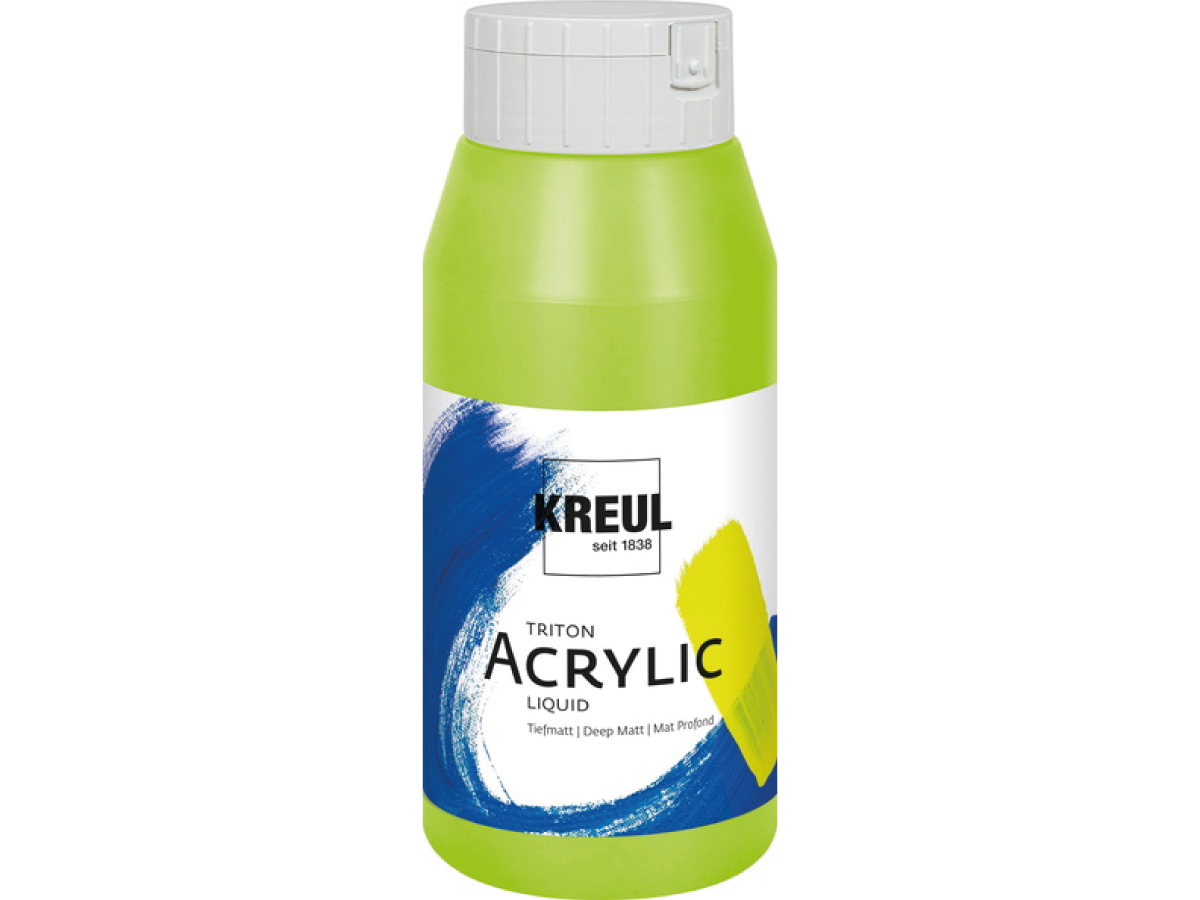 KREUL TRITON ACRYLIC LIQUID 750ML 064 FLUORESZIEREND GRÜN 1