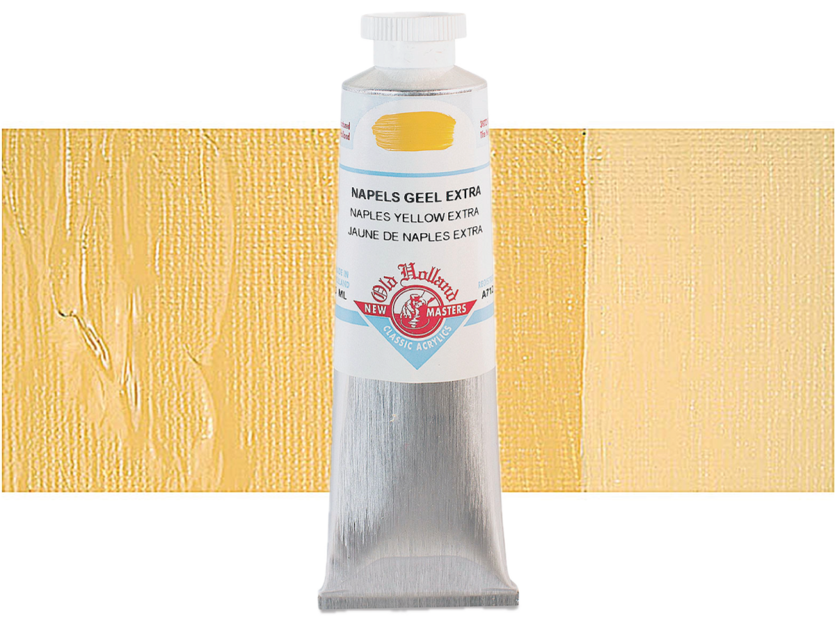 OLD HOLLAND NEW MASTERS ACRYL 60ML SERIE A NAPLES YELLOW EXTRA 712 1