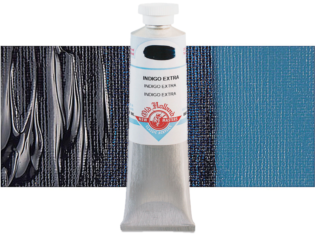 OLD HOLLAND NEW MASTERS ACRYL 60ML SERIE B INDIGO EXTRA 682 1
