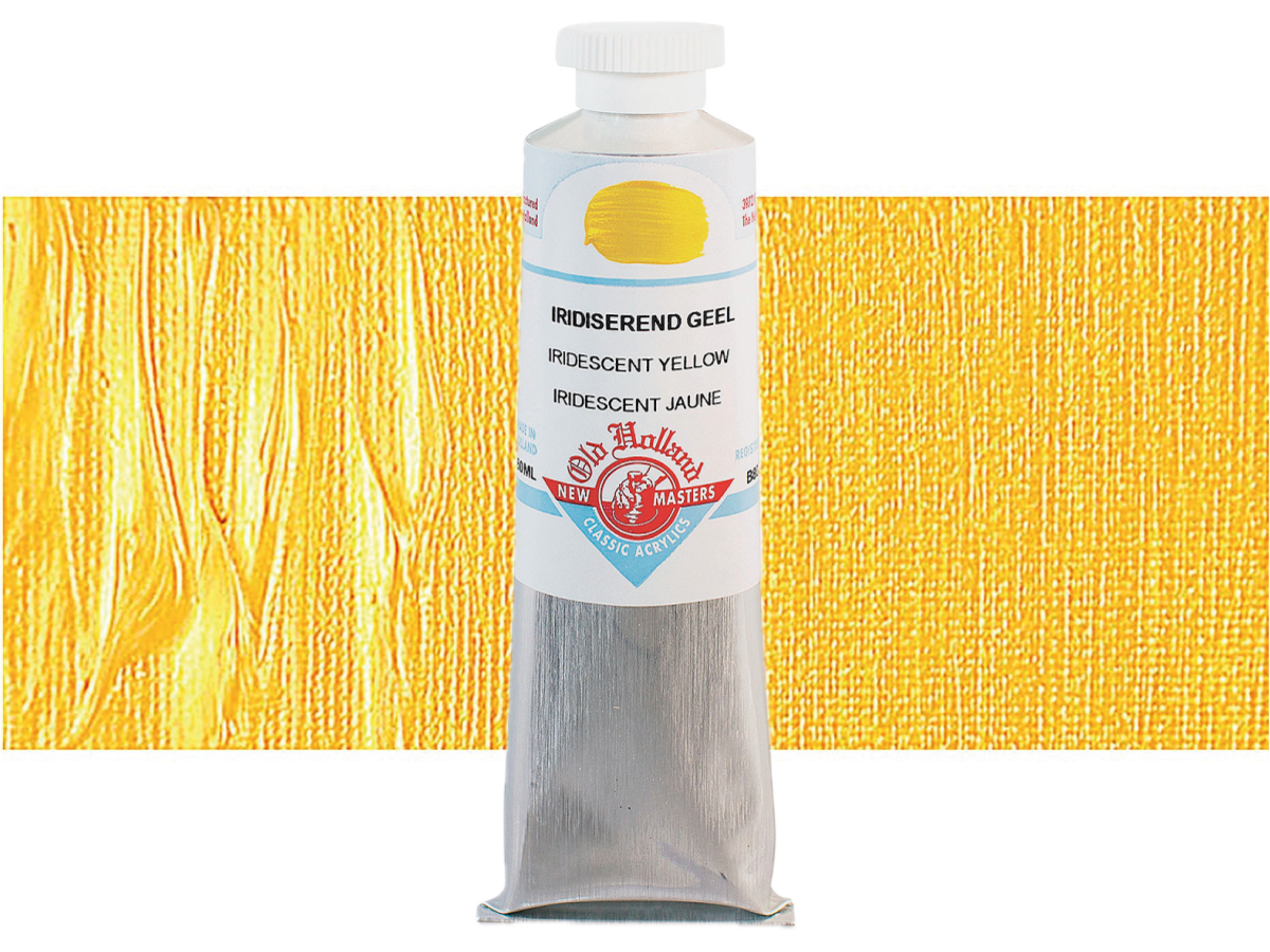 OLD HOLLAND NEW MASTERS ACRYL 60ML SERIE B IRIDESCENT YELLOW 803 1