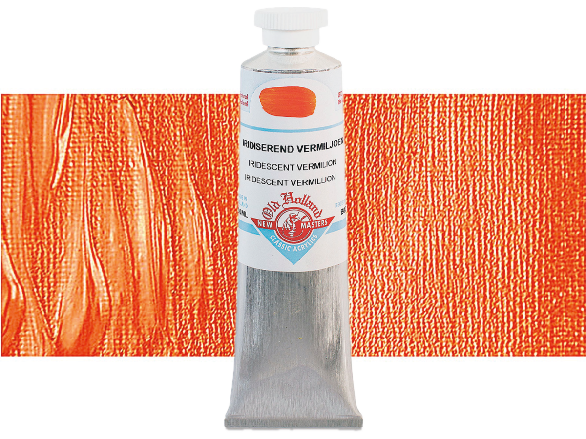 OLD HOLLAND NEW MASTERS ACRYL 60ML SERIE B IRIDESCENT VERMILION 805 1