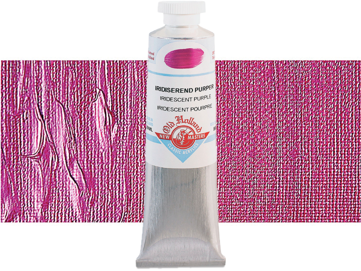 OLD HOLLAND NEW MASTERS ACRYL 60ML SERIE B IRIDESCENT PURPLE 809 1