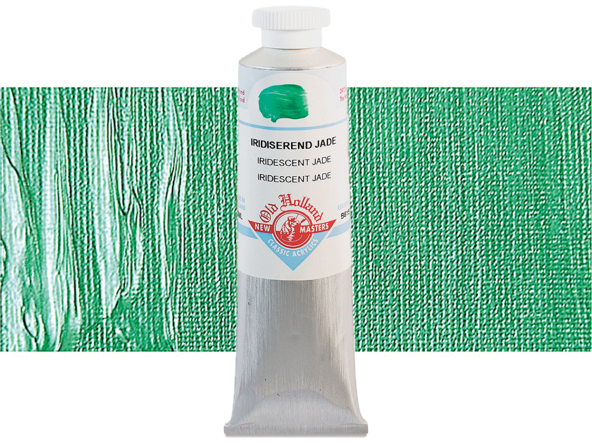 OLD HOLLAND NEW MASTERS ACRYL 60ML SERIE B IRIDESCENT JADE 815 1