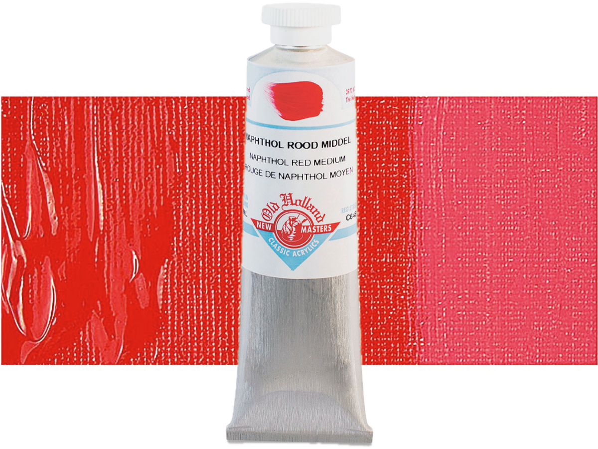 OLD HOLLAND NEW MASTERS ACRYL 60ML SERIE C NAPHTHALO RED MEDIUM 648 1