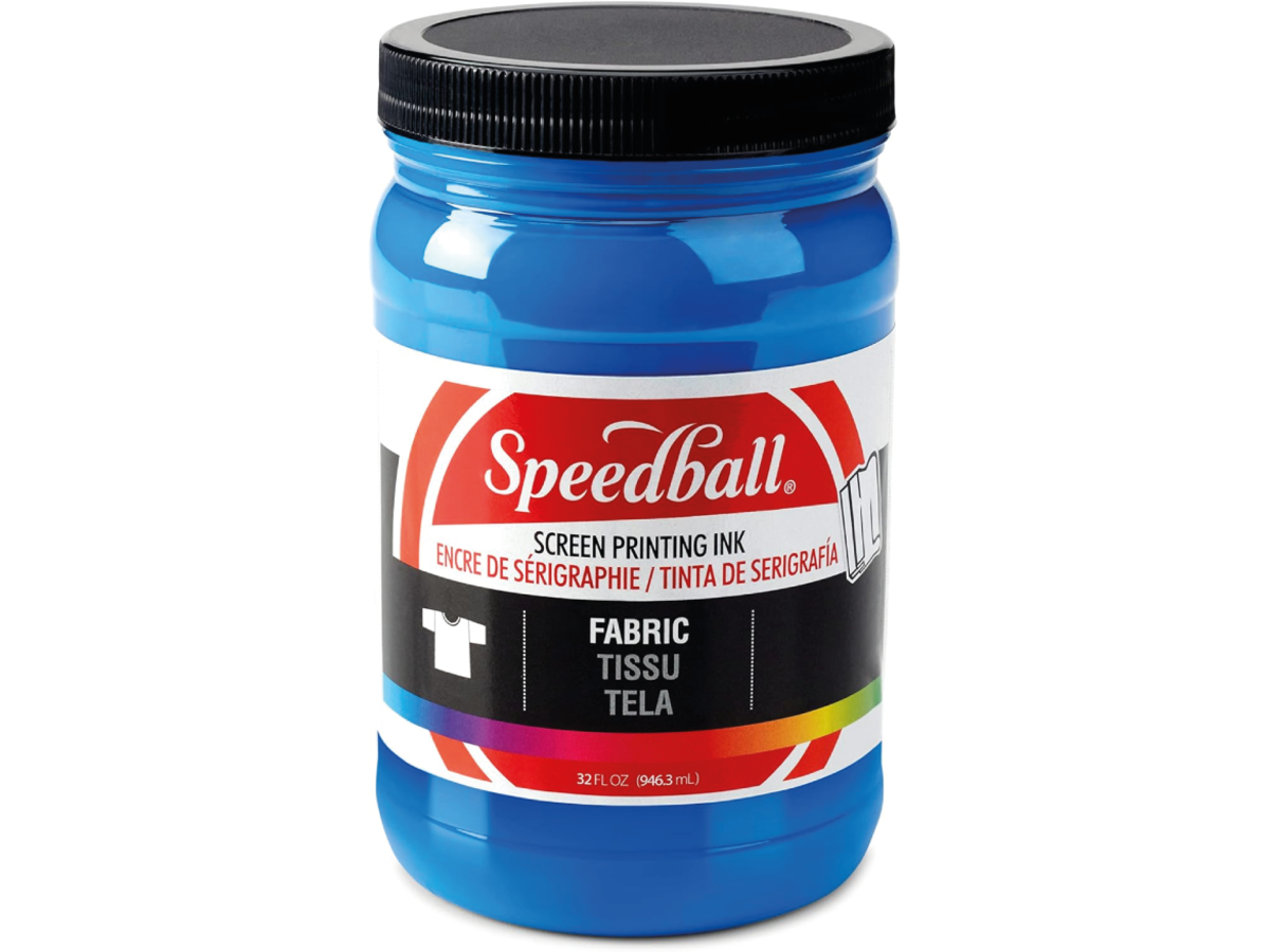 SPEEDBALL FABRIC SCREEN PRINTING INK 946ML BLUE 1