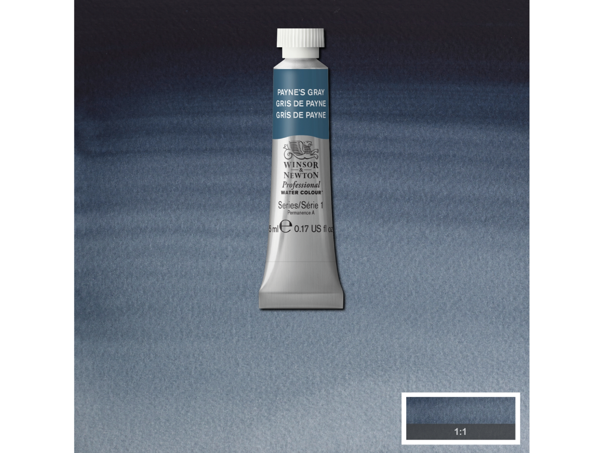 WINSOR & NEWTON AQUARELLFARBE 5ML 465 PAYNESGRAU 1