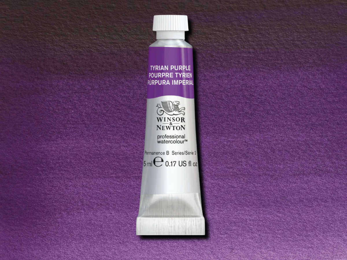 WINSOR & NEWTON AQUARELLFARBE 14ML S2 TYRIAN PURPLE 1