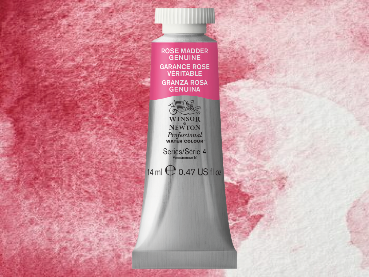 WINSOR & NEWTON AQUARELLFARBE 14ML 587 ROSE MADDER GENUINE 1