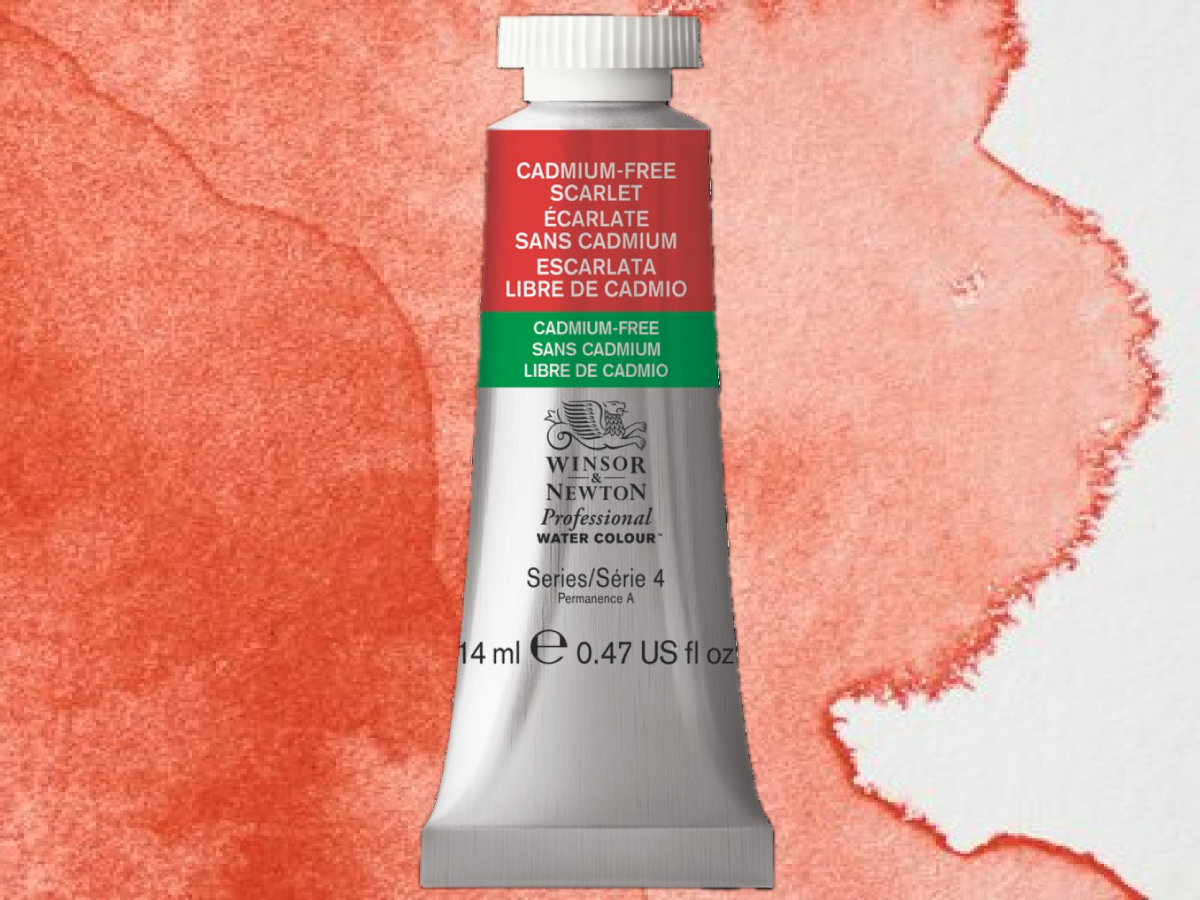 WINSOR & NEWTON AQUARELLFARBE 14ML 903 CADMIUM FREE SCARLET 1