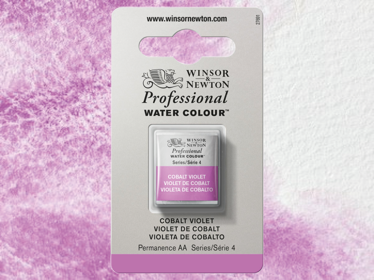 WINSOR & NEWTON AQUARELLFARBE 1/2 NÄPF 192 KOBALTVIOLET 1