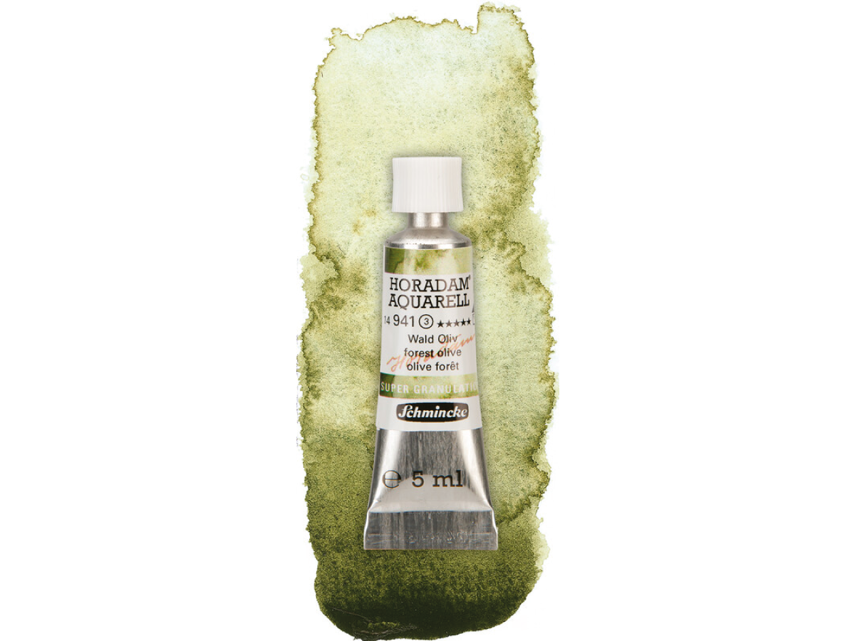 SCHMINCKE HORADAM AQUARELL SUPERGRANULATION TUBE 5ML 941 WALD OLIV 1