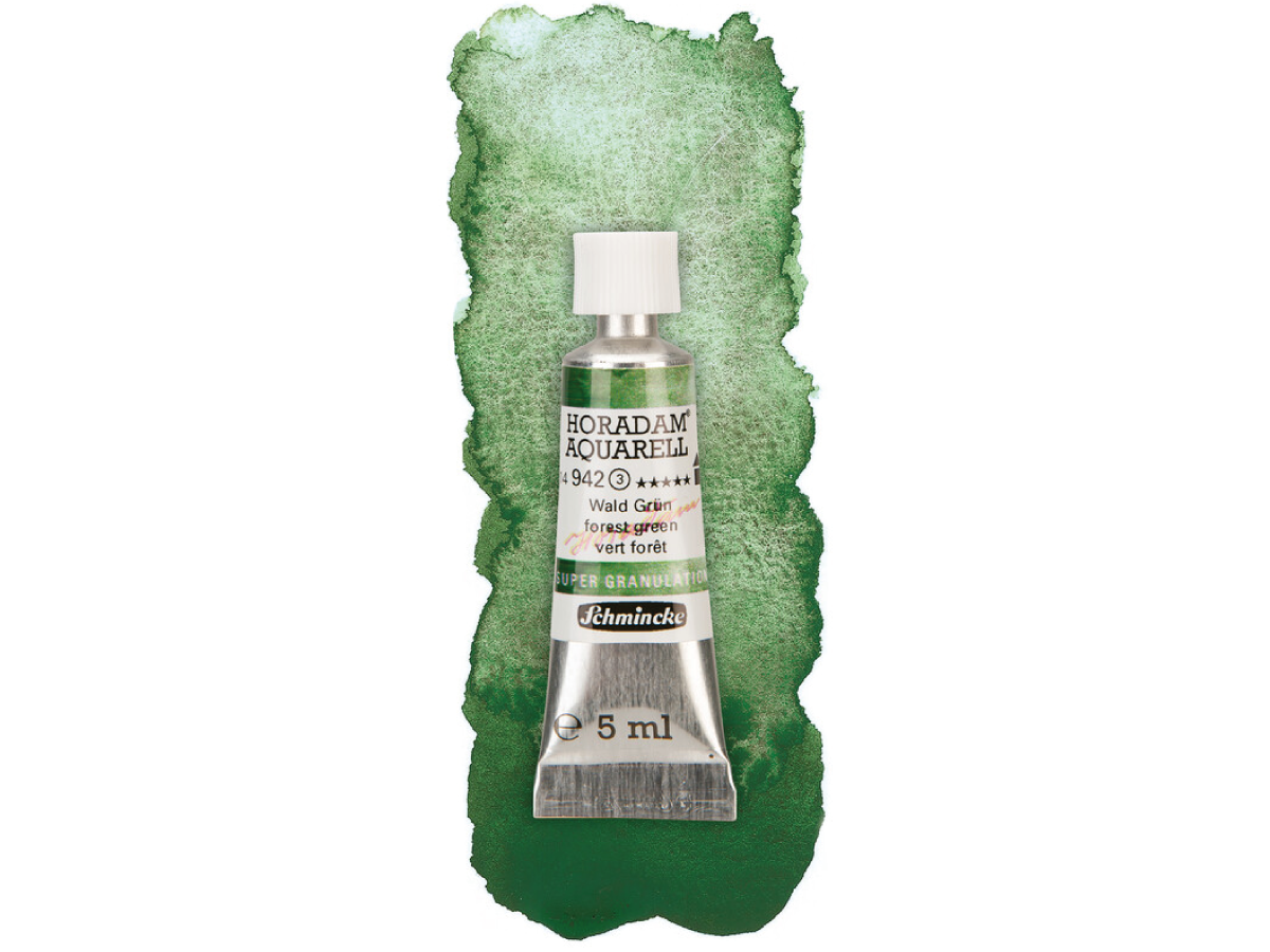 SCHMINCKE HORADAM AQUARELL SUPERGRANULATION TUBE 5ML 942 WALD GRÜN 1