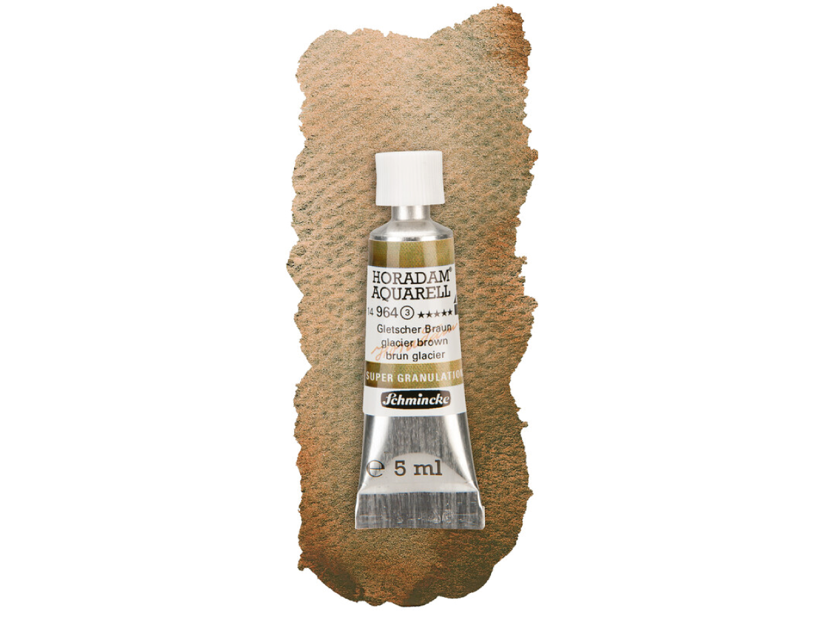 SCHMINCKE HORADAM AQUARELL SUPERGRANULATION 5ML 964 GLETSCHER BRAUN 1