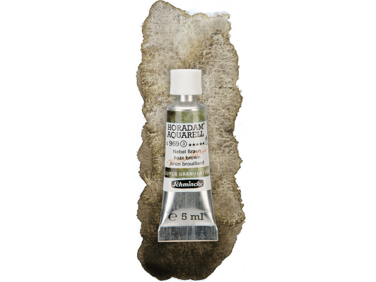 SCHMINCKE HORADAM AQUARELL SUPERGRANULATION 5ML 969 NEBEL BRAUN 1