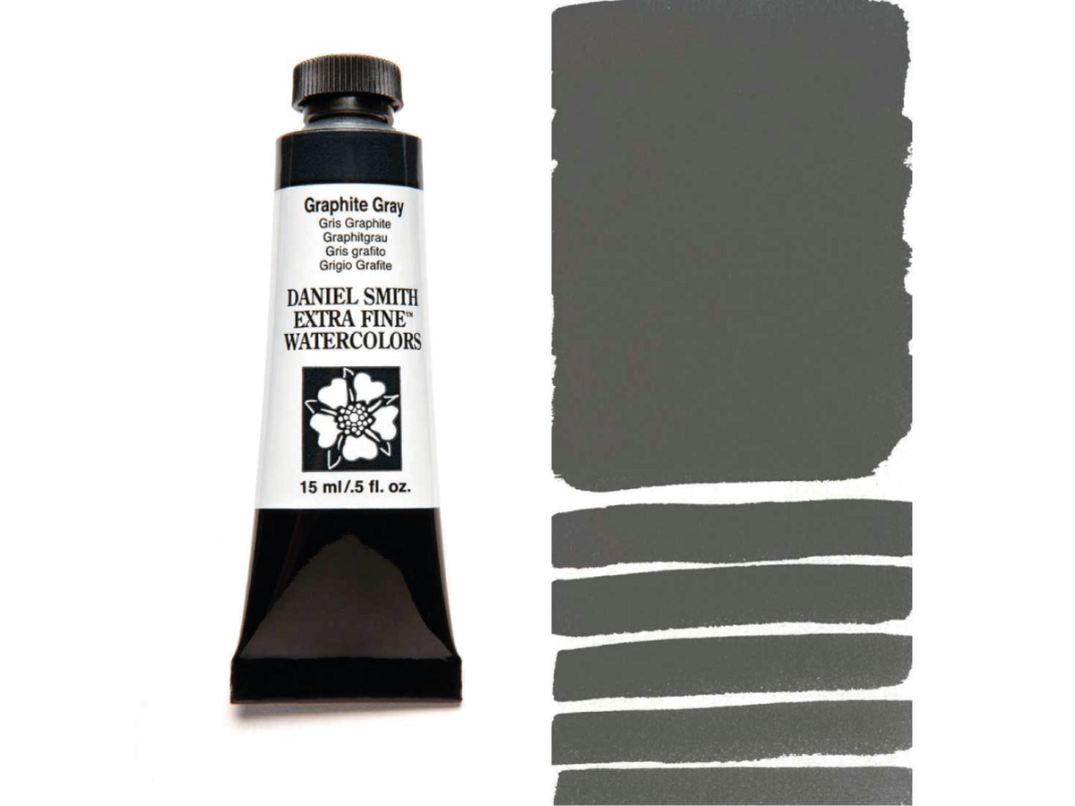 DANIEL SMITH S1 AQUARELLFARBE 15ML 038 GRAPHITE GREY 1