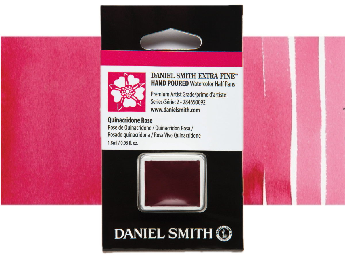 DANIEL SMITH AQUARELLFARBE 1/2 NAPF S2 092 QUINACRIDONE ROSE 1