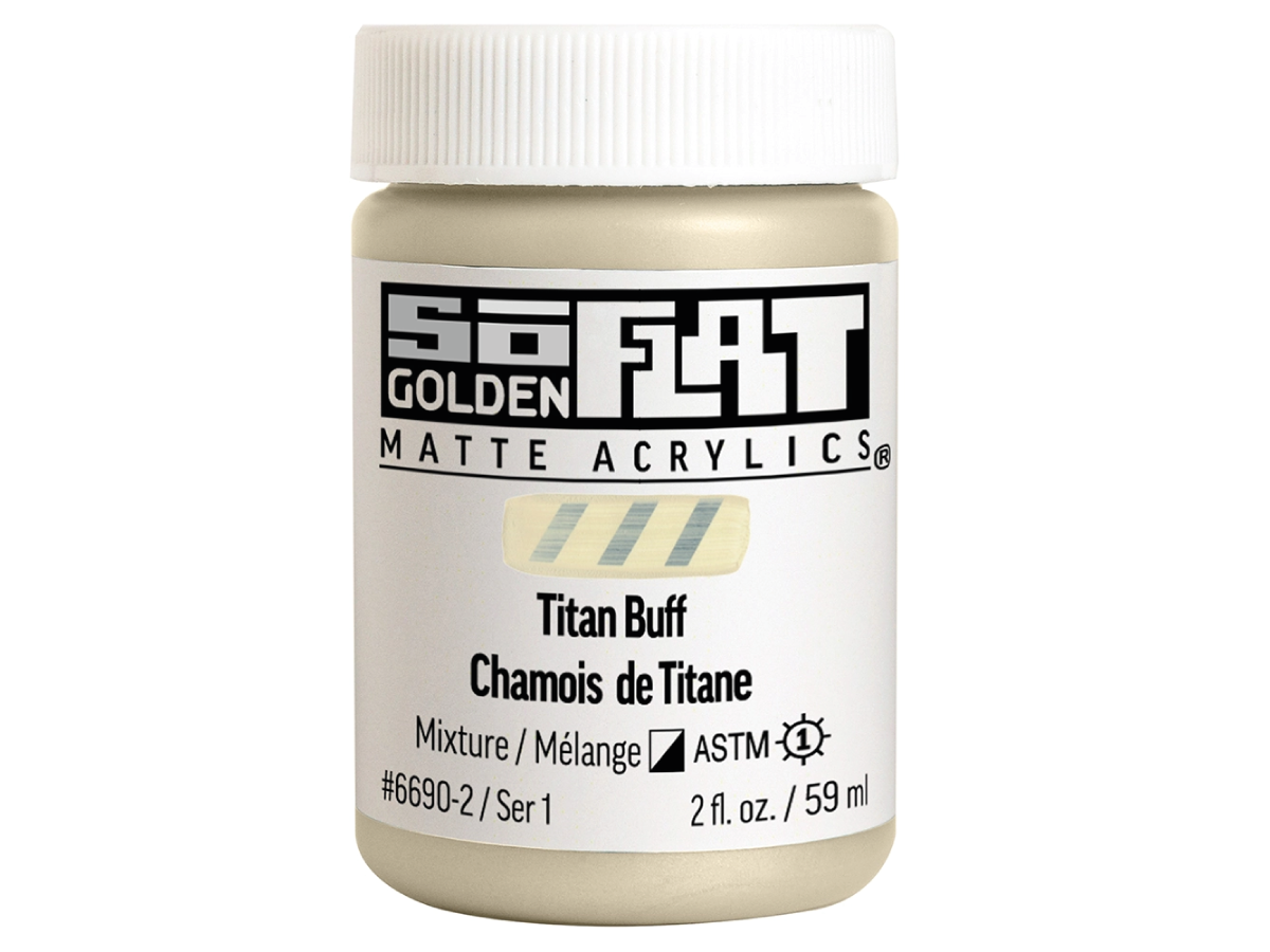 GOLDEN SOFLAT ACRYLIC 59ML 6690 TITAN BUFF 1