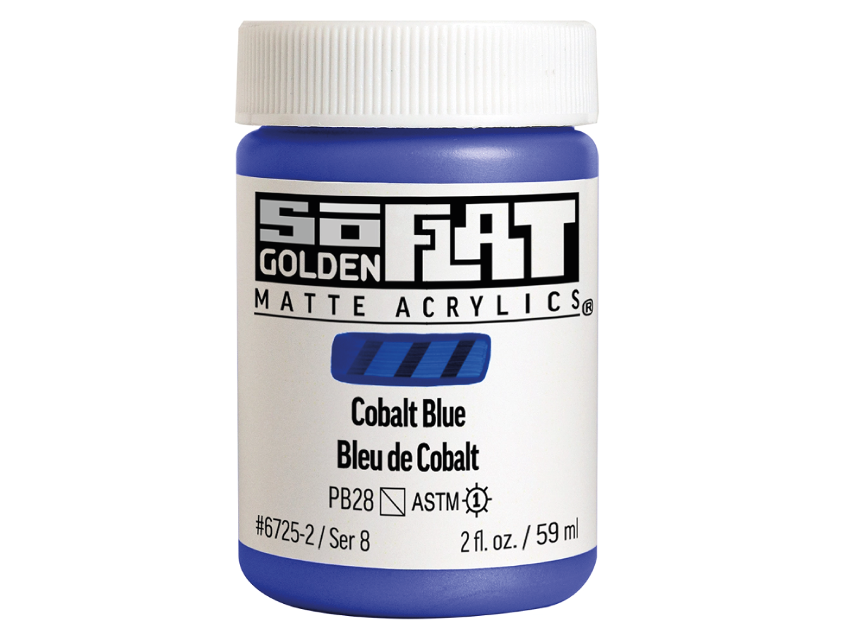 GOLDEN SOFLAT ACRYLIC 59ML 6725 COBALT BLUE 1