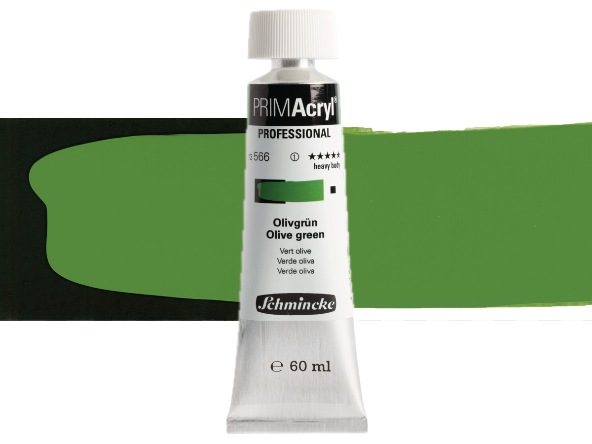 SCHMINCKE PRIMACRYL 60ML S1 566 OLIVE GREEN 1