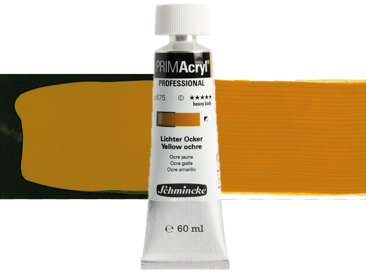SCHMINCKE PRIMACRYL 60ML S1 675 YELLOW OCHRE 1