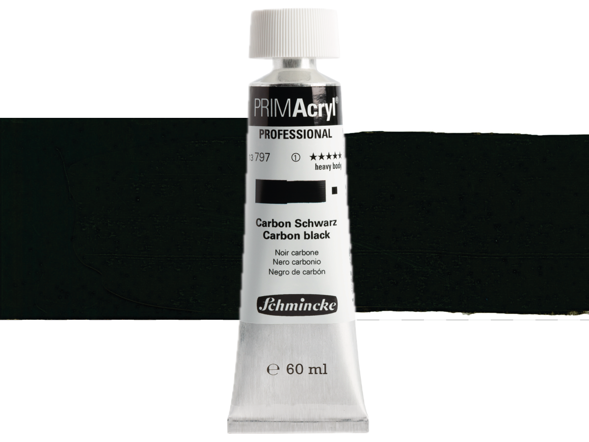 SCHMINCKE PRIMACRYL 60ML S1 797 CARBON BLACK 1