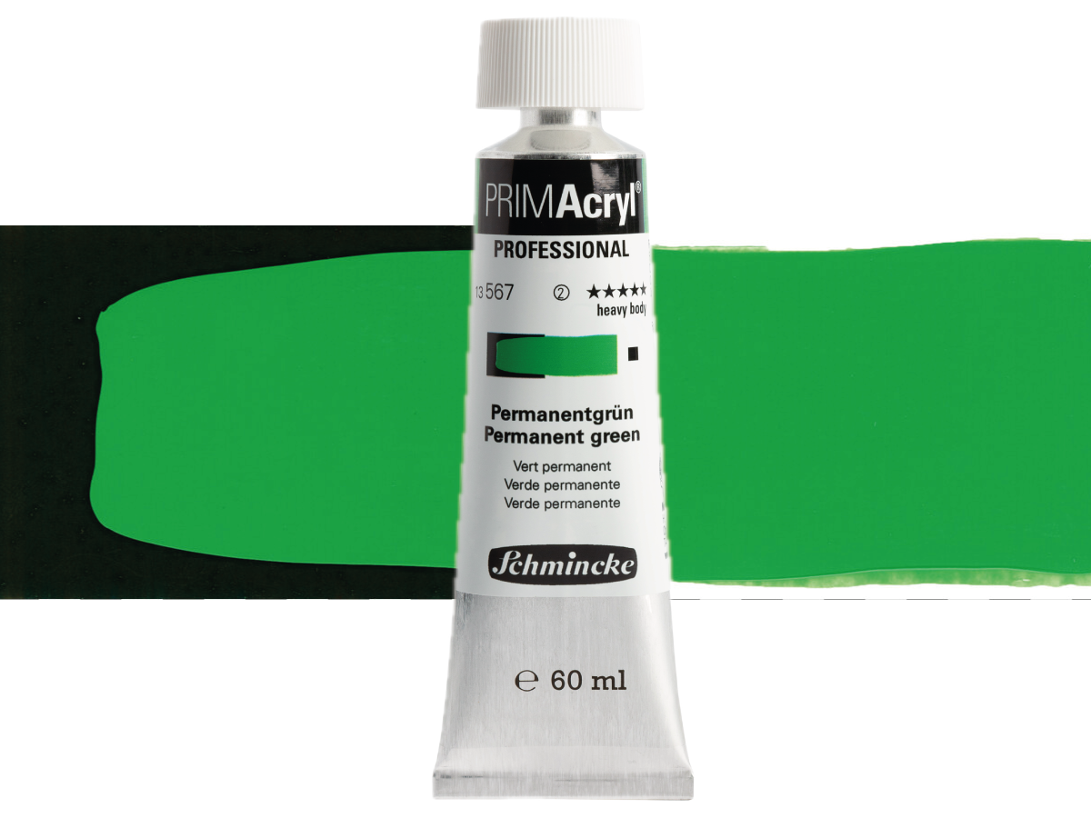 SCHMINCKE PRIMACRYL 60ML S2 567 PERMANENT GREEN 1