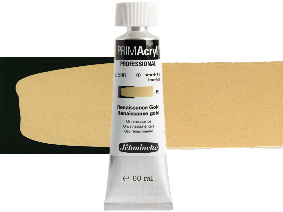 SCHMINCKE PRIMACRYL 60ML S4 898 RENAISSANCE GOLD 1