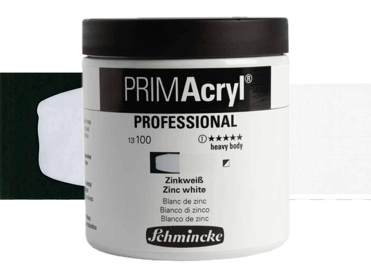 SCHMINCKE PRIMACRYL 237ML S1 100 ZINC WHITE 1