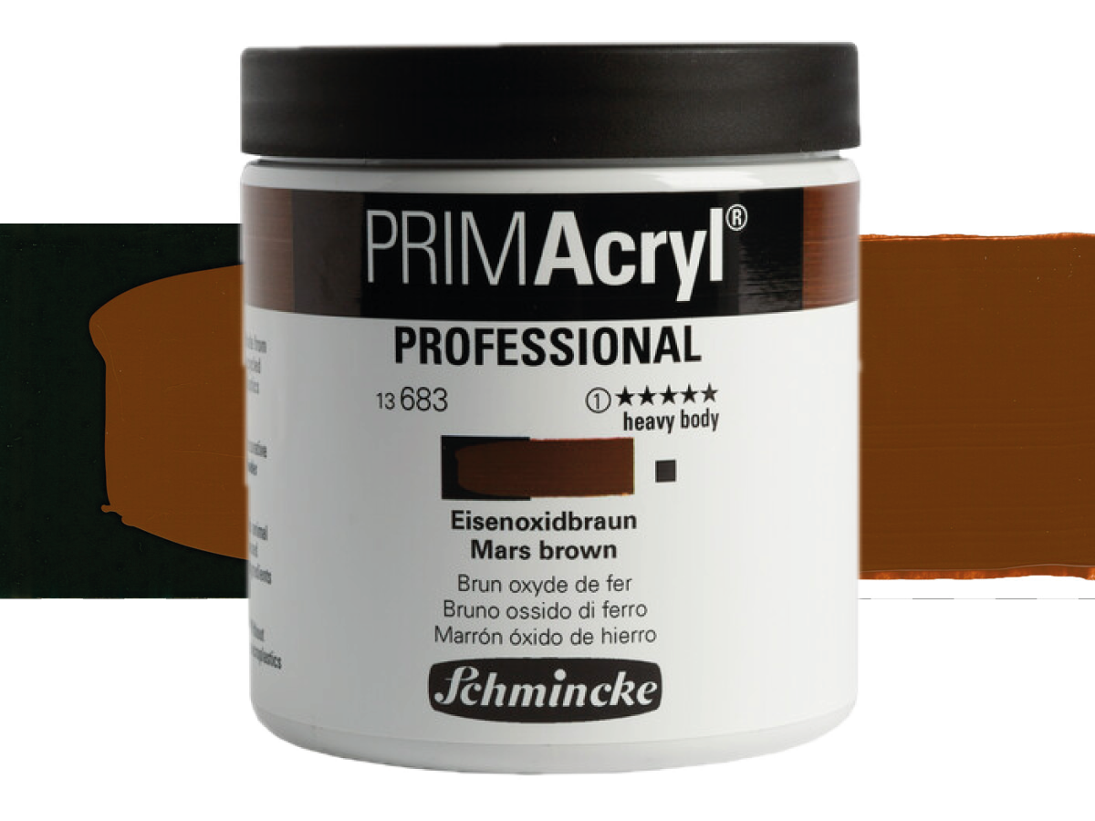 SCHMINCKE PRIMACRYL 237ML S1 683 MARS BROWN 1
