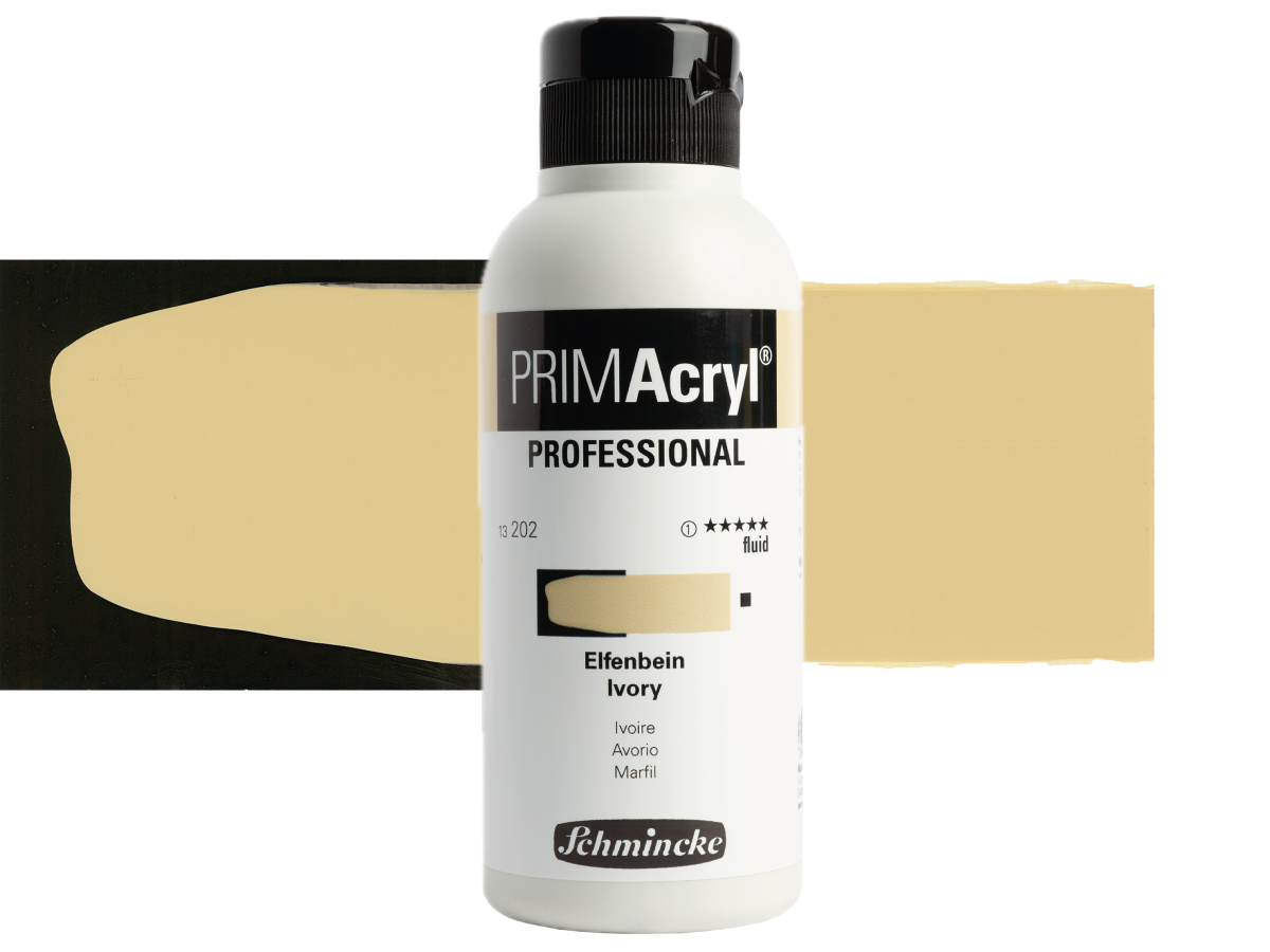 SCHMINCKE PRIMACRYL FLUID 250ML S1 202 IVORY 1
