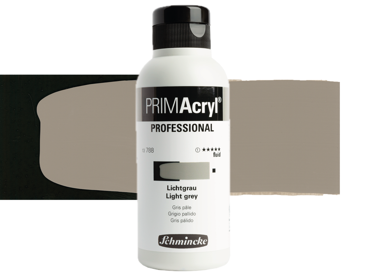 SCHMINCKE PRIMACRYL FLUID 250ML S1 788 LIGHT GREY 1