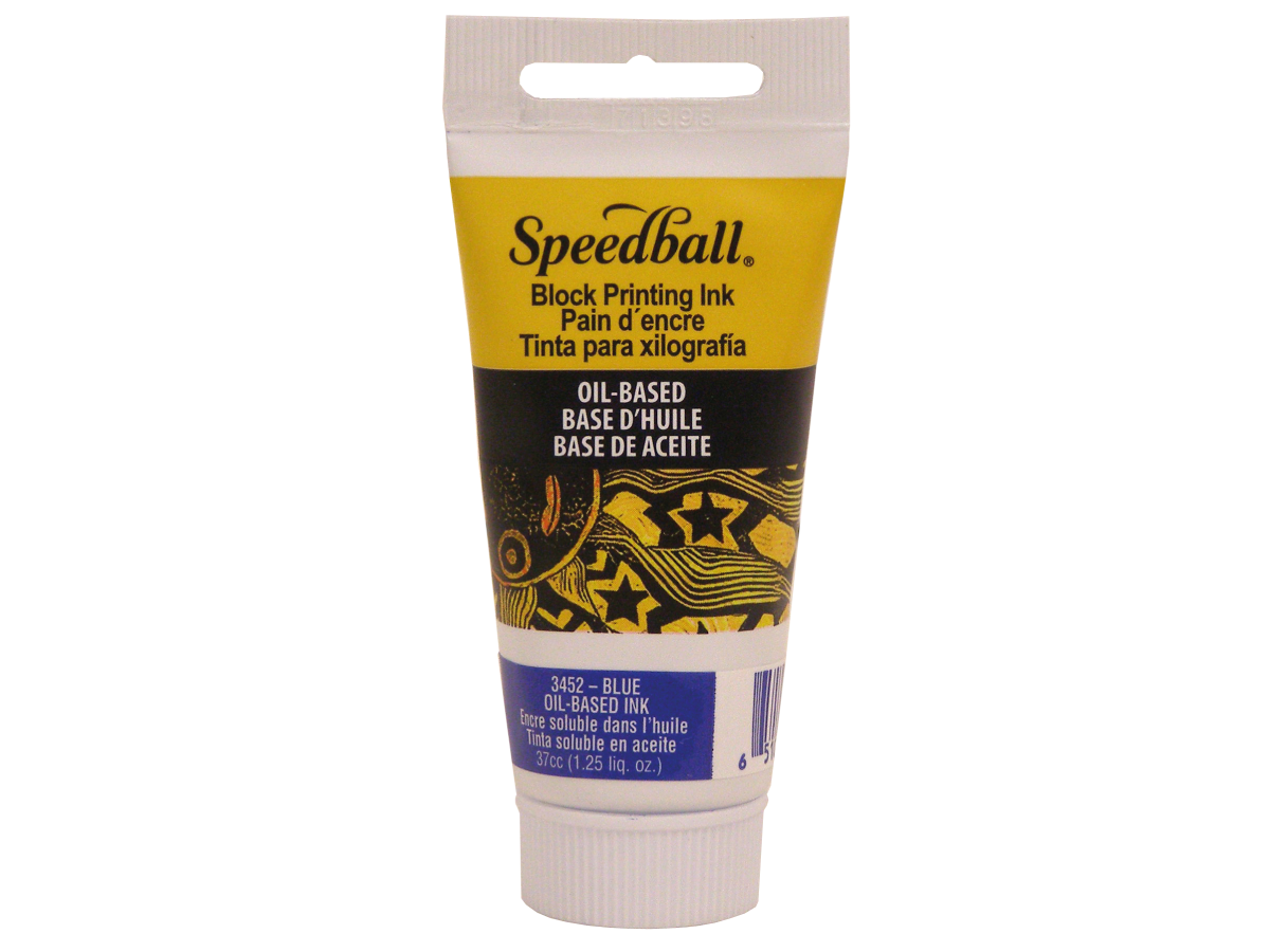 SPEEDBALL ÖLBASIERTE LINOLDRUCK-TINTE 75ML BLAU 1