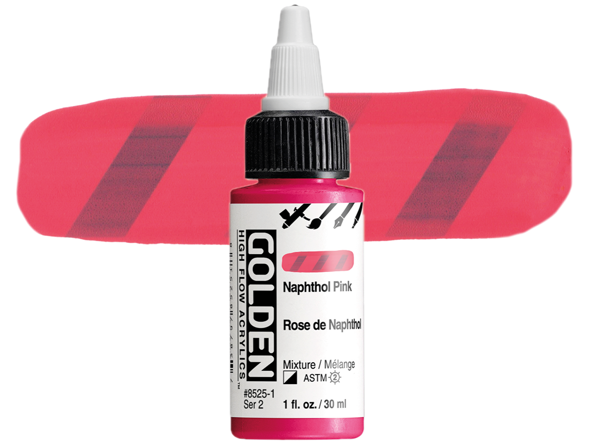 GOLDEN HIGH FLOW ACRYL 30ML S2 NAPHTHOL PINK 1