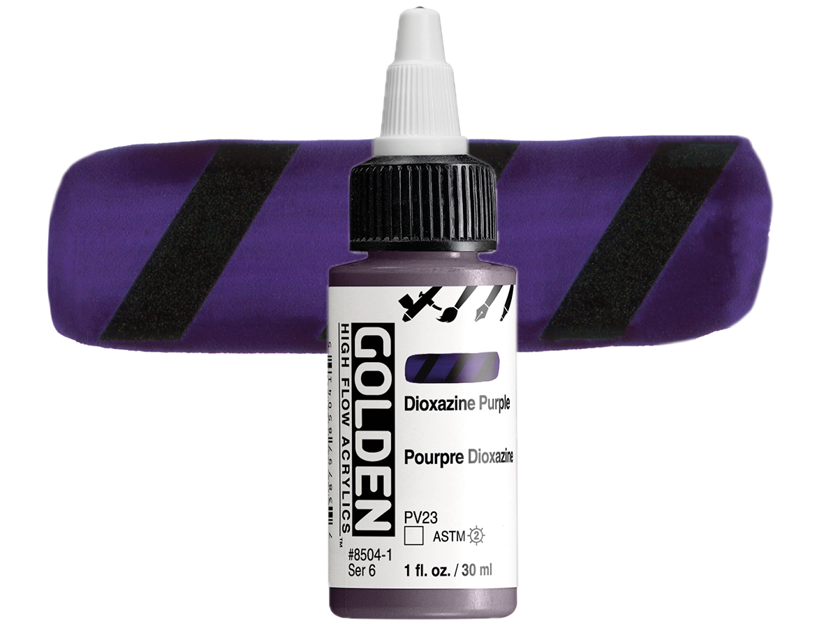 GOLDEN HIGH FLOW ACRYL 30ML S6 DIOXAZINE PURPLE 1