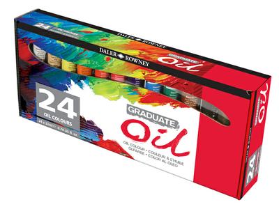 DALER ROWNEY GRADUATE ÖLFARBENSET 24 X 22ML 1