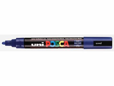UNI POSCA PC5BF BLAU MITTEL 1
