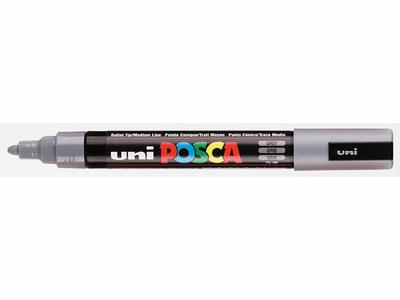 UNI POSCA PC5G GRAU MITTEL 1