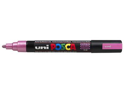 UNI POSCA PC5REM METALLIC ROSA MITTEL 1