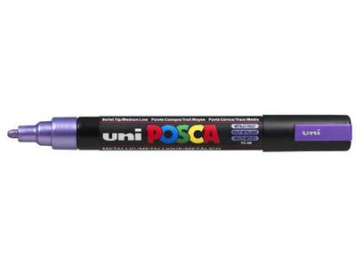 UNI POSCA PC5VTM METALLIC VIOLETT MITTEL 1